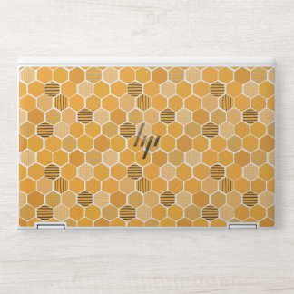 Bee Honey Comb Seamless Pattern HP Laptop Skin