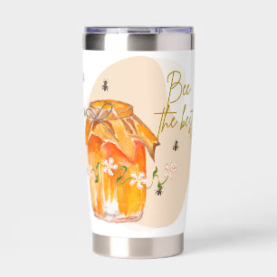 bee honey insulated tumbler