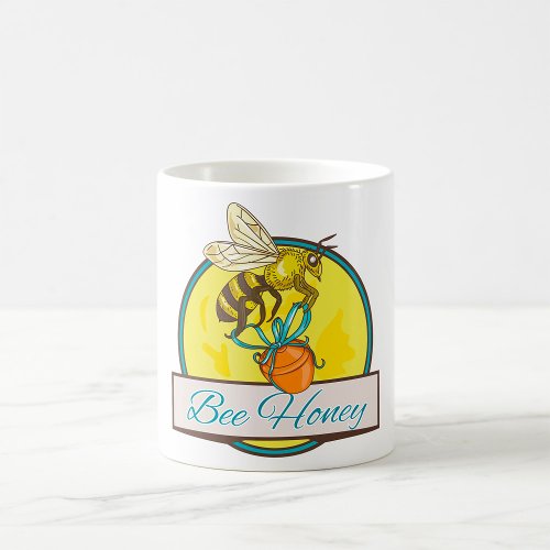 Bee Honey Yellow Insect Coffee Mug