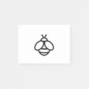 bee honeybee bumblebee Cute insect Post-it Notes