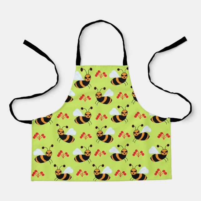Bee Honeybee Kids Apron (Front)