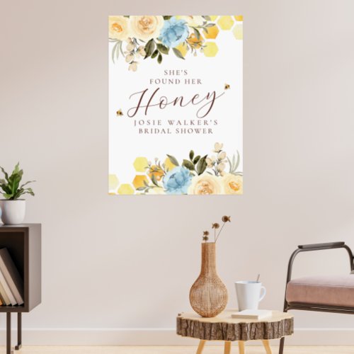 Bee Honeycomb Bridal Shower Poster