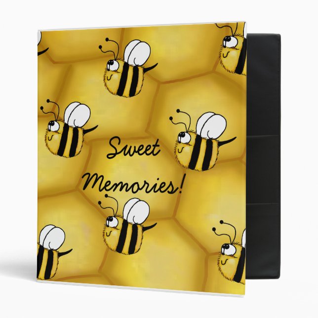 Bee Honeycomb collage Binder (Front/Inside)