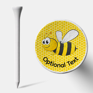 Bee & Honeycomb Design Golf Tee