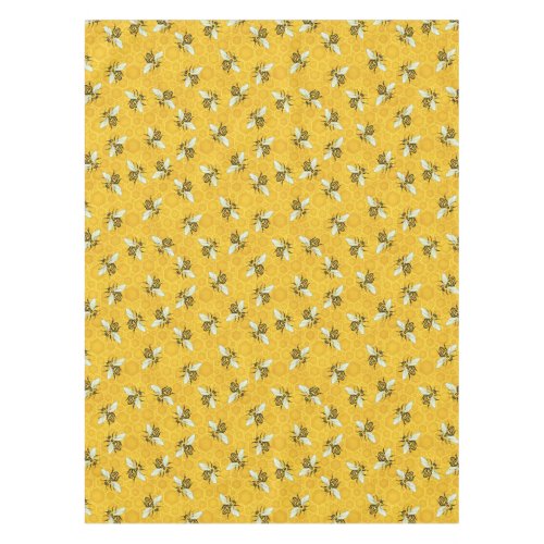 Bee Honeycomb Honeybee Beehive Pattern Party Tablecloth