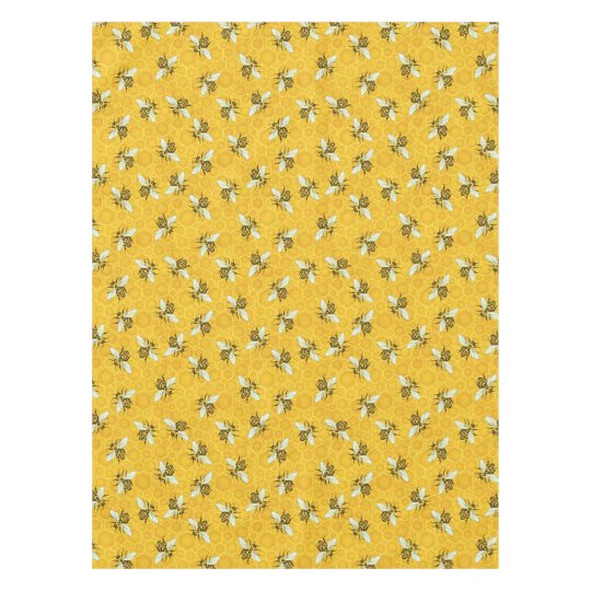 Bee Honeycomb Honeybee Beehive Pattern Party Tablecloth Zazzle Custom Bee Pattern Bee Honeycomb Honeybee Beehive Pattern Party Tablecloth Zazzle Custom Bee Pattern