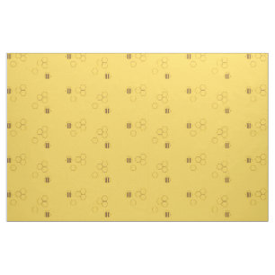 Bee Honeycomb Pattern Fabric