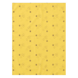 Bee Honeycomb Pattern Tablecloth