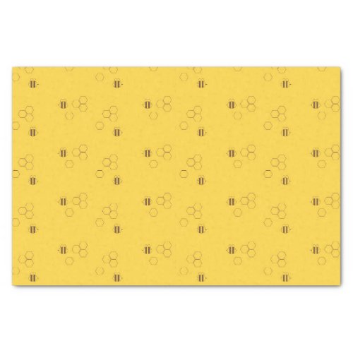 Bee Honeycomb Pattern Tissue Paper