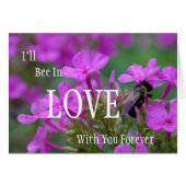 Bee Hugging Flower (Front Horizontal)