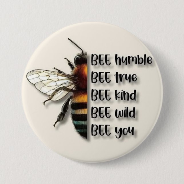 bee humble... button (Front)