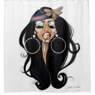 Bee Humble Shower Curtain