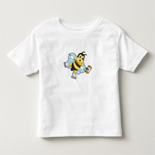 Bee Ice hockey Ice hockey stick Toddler T_shirt