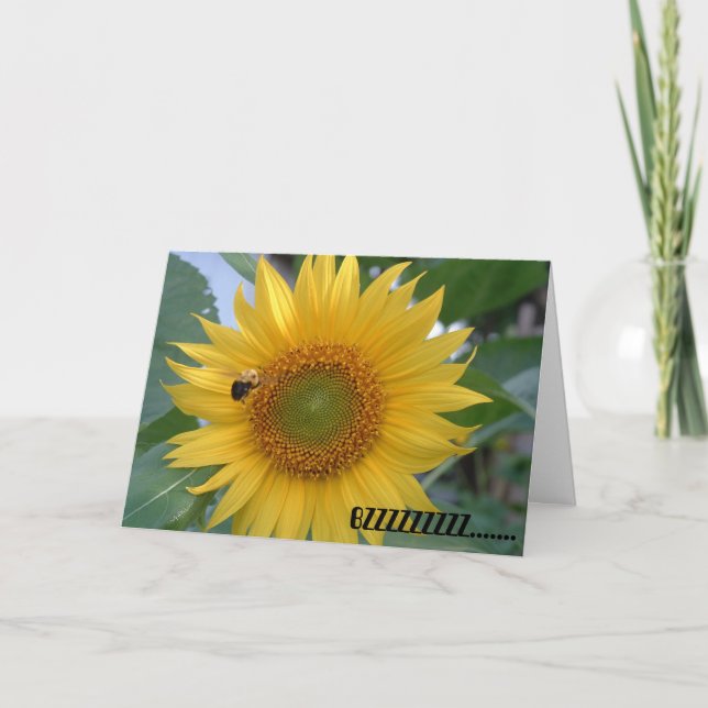 Bee in Flight Card (Front)