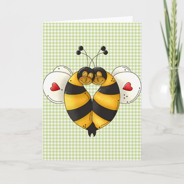 Bee In Love Card (Front)