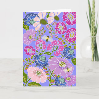 Bee in the Garden Greeting Card