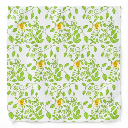 Bee in the Greenery Bandana