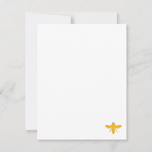 Bee in Touch Note Card (Front)