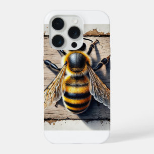Bee in watercolor ink painting 200824IREF242 - Wat iPhone 15 Pro Case