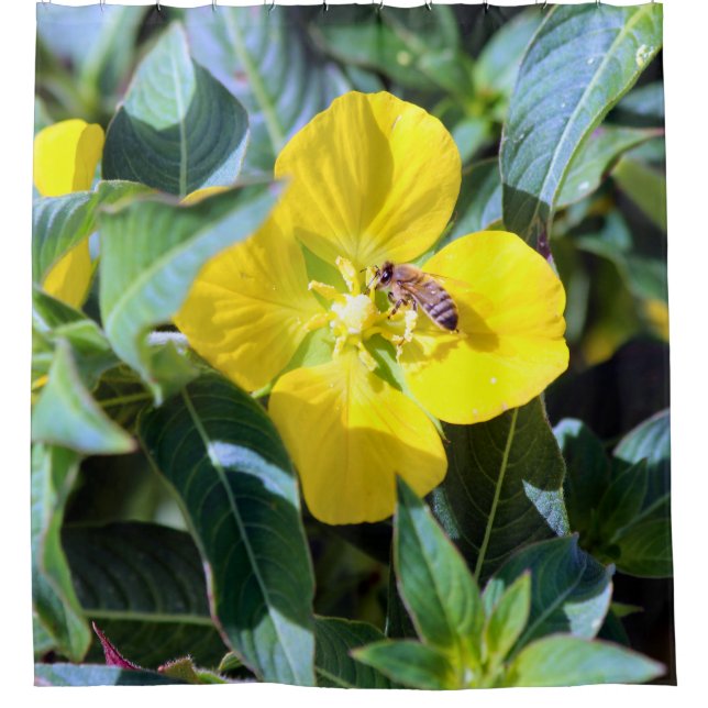 Bee-ing Productive Shower Curtain (Front)