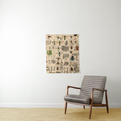 Bee Insect Bug Wasp Natural Nature Bees Painting Tapestry