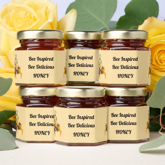 Bee Inspired honey favor Honey Jar Favors (Insitu)