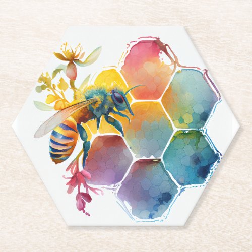 Bee Inspired Paper Coaster