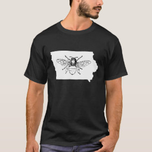 Bee  Iowa  Beekeeper Beekeeping T-Shirt