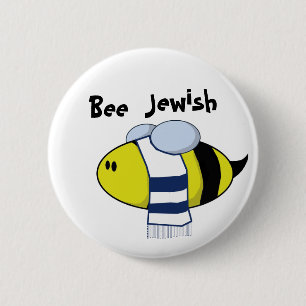 "Bee Jewish" Button