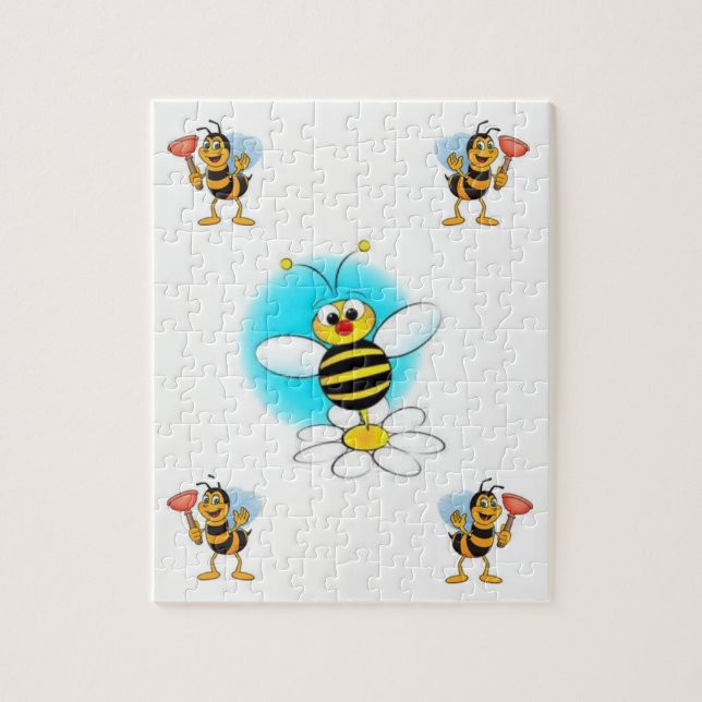 Bee Jigsaw Puzzle (Vertical)