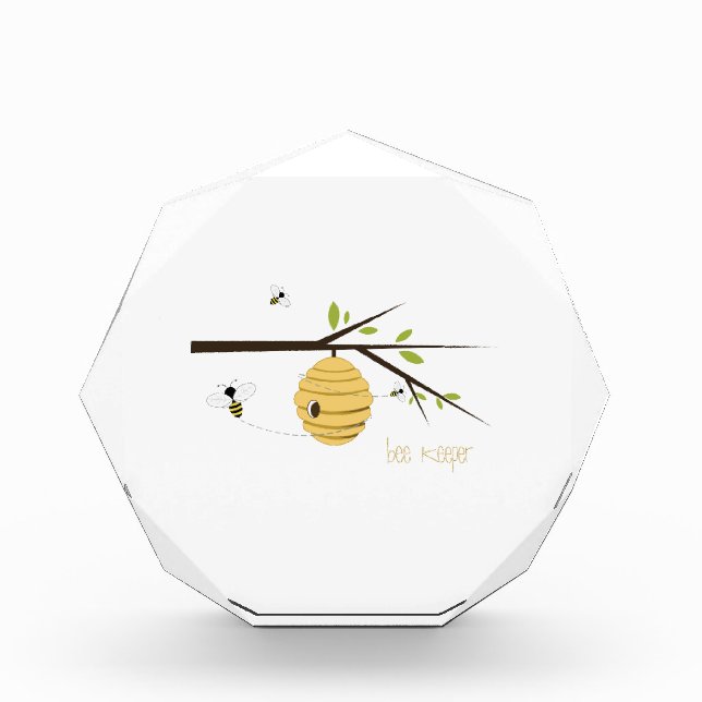 Bee Keeper Acrylic Award (Front)