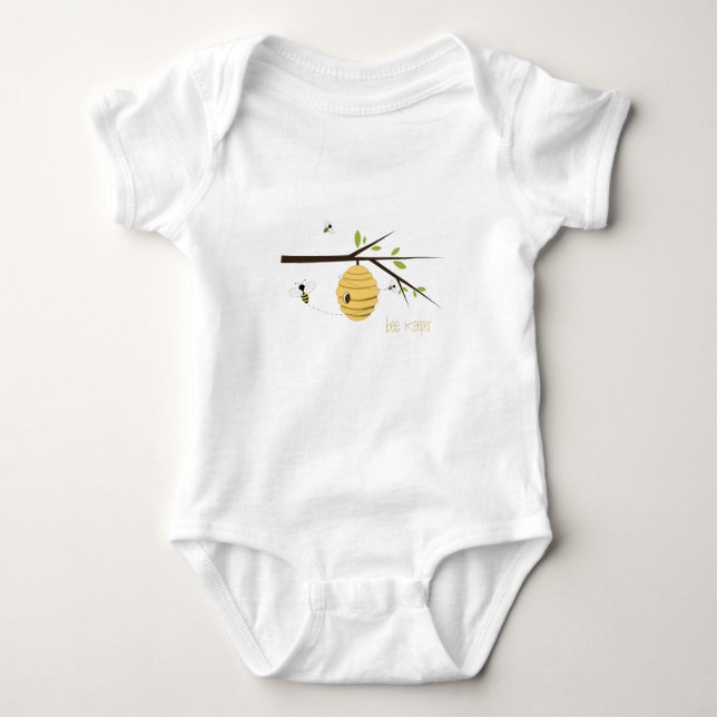 Bee Keeper Baby Bodysuit (Front)