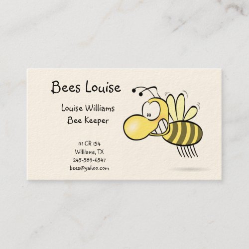 Bee Keeper Business Card