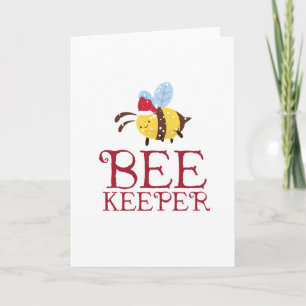 Bee Keeper Christmas Edition Holiday Card