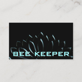 Bee Keeper Dark Ornament Business Card