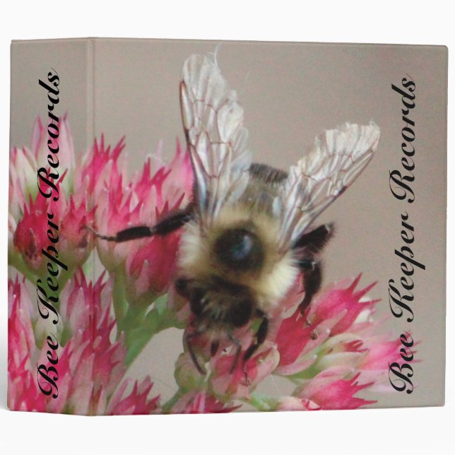 Bee Keeper Records Binder (Front/Spine)