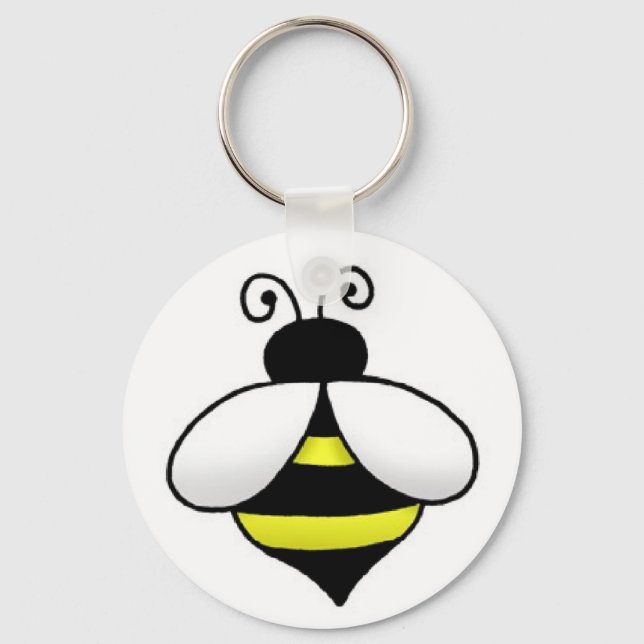 Bee Key Chain Keychain (Front)