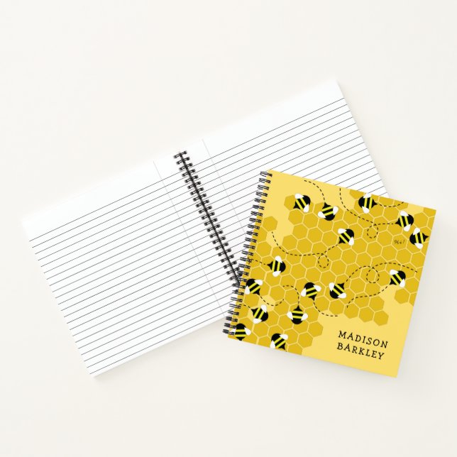 Bee Kid's Cute Beehive Notebook (Inside)