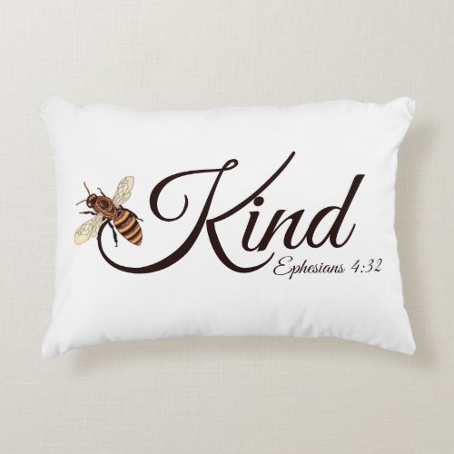 Bee kind   accent pillow