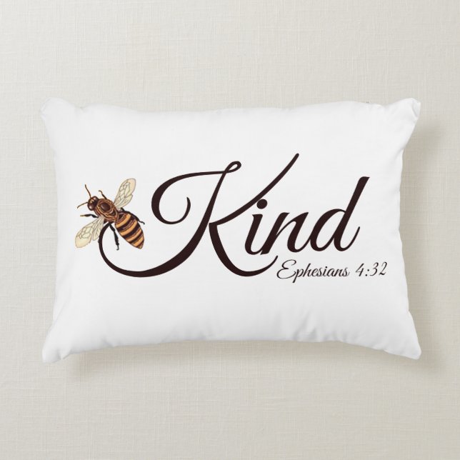 Bee kind   accent pillow (Front)
