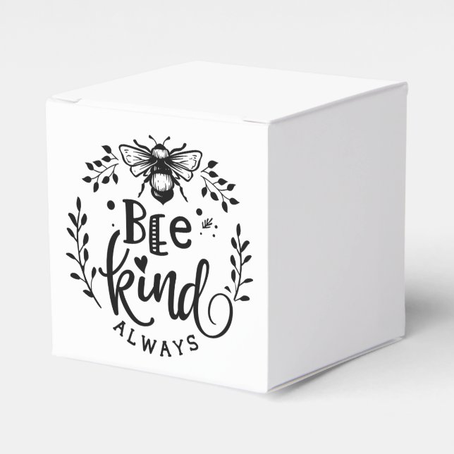 Bee Kind Always Favor Boxes (Front Side)
