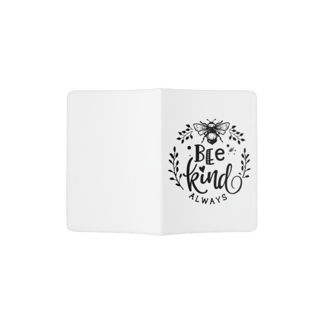 Bee Kind Always Passport Holder (Opened)