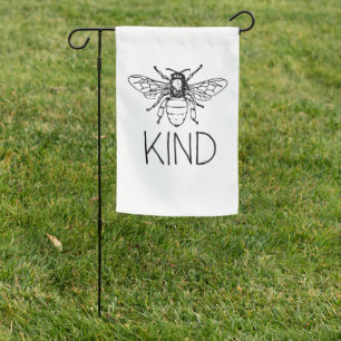 Bee kind be kind anti bullying day garden flag