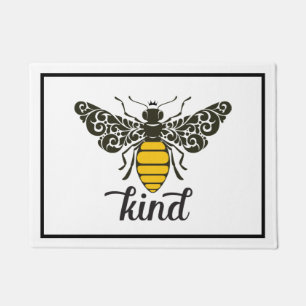 Bee Kind   Be Kind   Ornate Bee Doormat