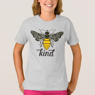 Bee Kind Be Kind Ornate Bee T-Shirt