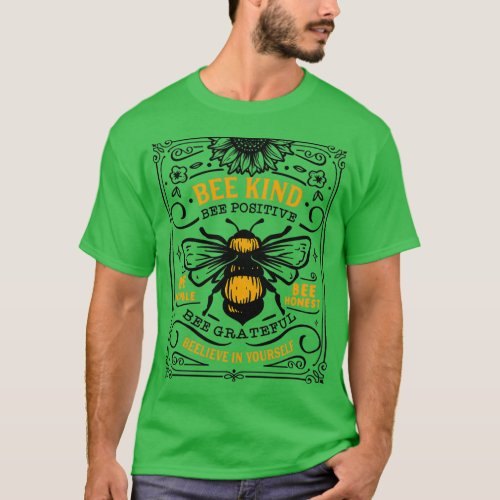 BEE KIND BEE POSITIVE T_Shirt