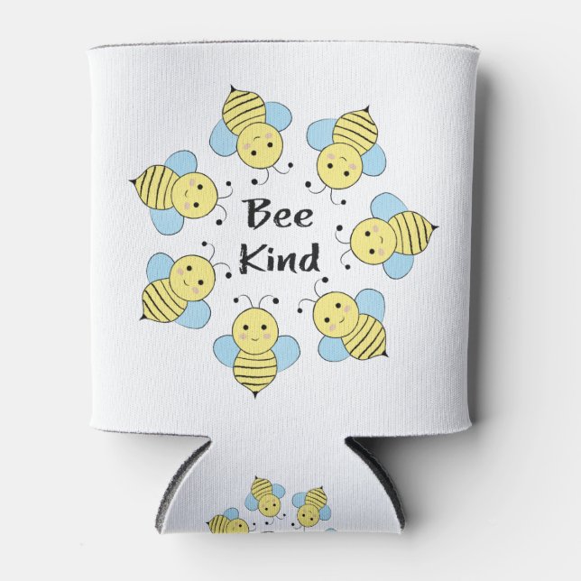 Bee Kind Bees Can Cooler (Front)