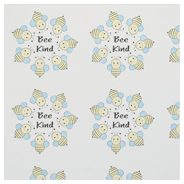Bee Kind Bees Fabric (Swatch)