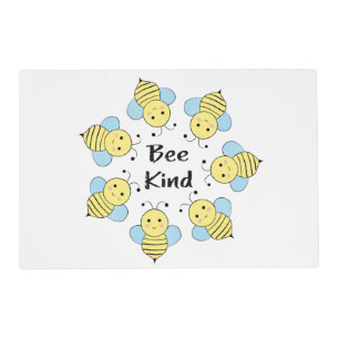 Bee Kind Bees Placemat