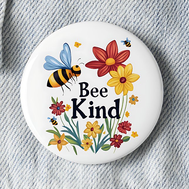 Bee Kind Button (Creator Uploaded)